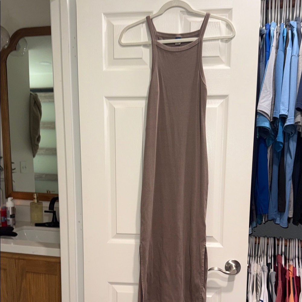 Old Navy Tan Maxi Dress